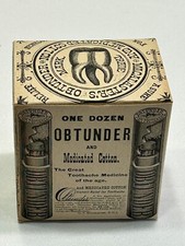 Antique Collectible  Dental Obtunder ( For Toothaches) Box