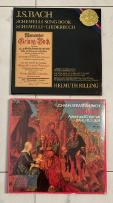 Lot VINTAGE VINYL Johann S Bach 2 Box Sets RILLING/ RICHTER Records NM U.S.A.