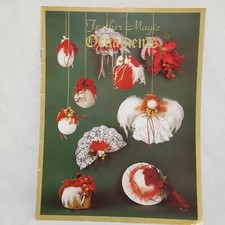 Feather Magic Ornaments Christmas Lace Ribbon Booklet Zucker 1994 Angel Hat