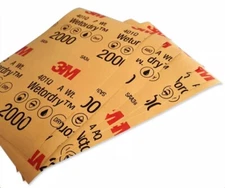 3M WETorDRY Abrasive Sheet 401Q 2000 Grit Sandpaper (50 Sheets/PACK)