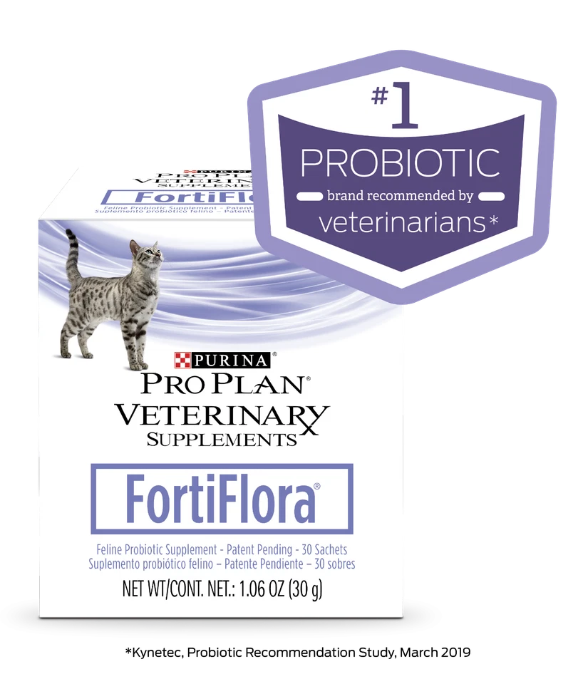 FORTIFLORA¹ chat Purina probiotique Diet complement intestinal 10/30/60 sachets - Photo 3/4