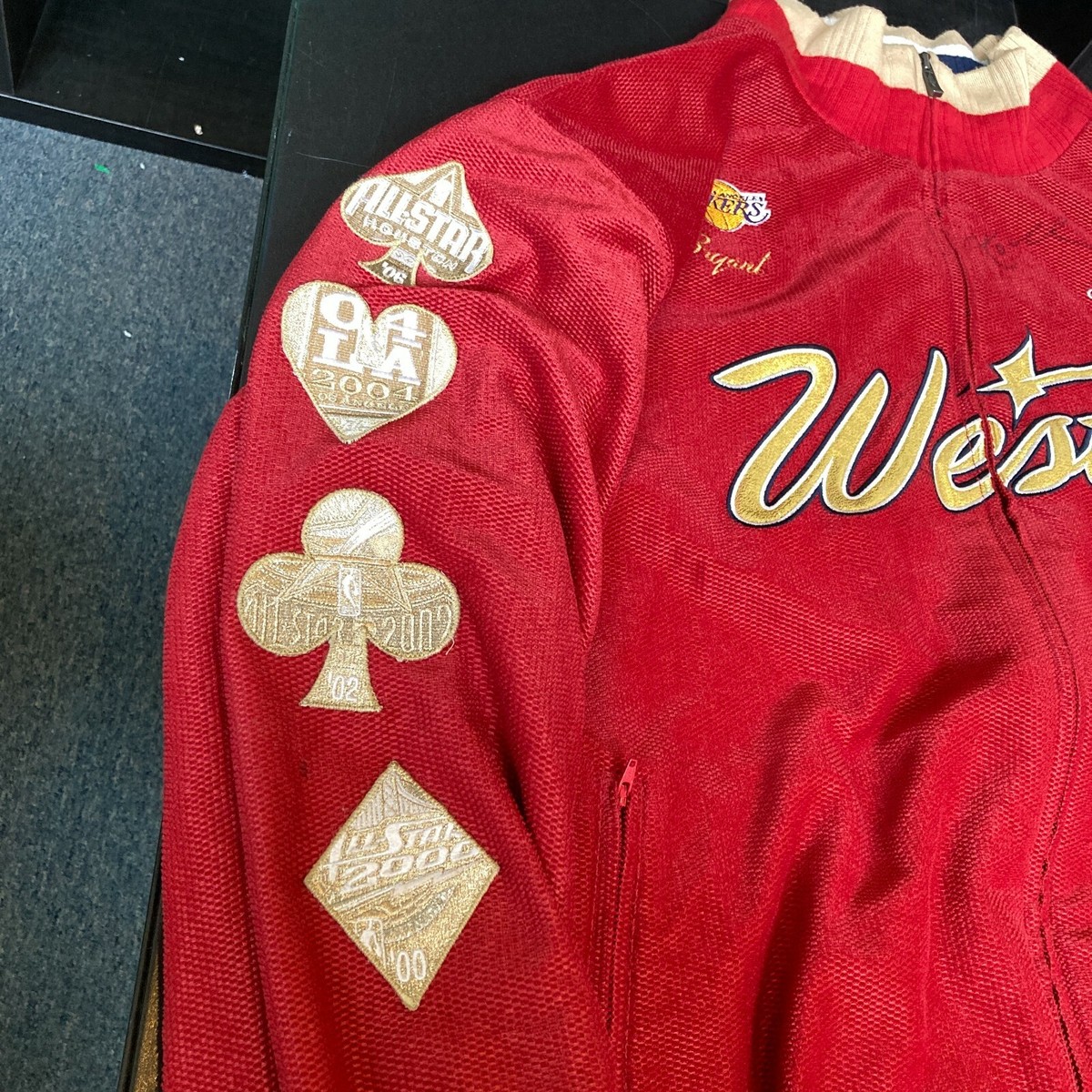 NBA オールスター　00s youth mitchell-and-ness-white-
