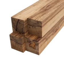 Black Limba Lumber Square Turning Blanks - 2" x 2" (4 Pcs)