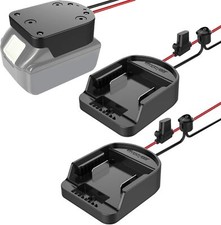 Power Wheel Adapter with Fuse  Switch Secure Battery Adapter for 18V Lithium...