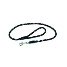 IDC JULIUS K9 Guinzaglio cane nero e bianco 12mm x 1,2 mt.