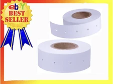 32x WHITE MX Price labels For Towa GS, Halmark, Century, X-Mark, XLpro Price Gun