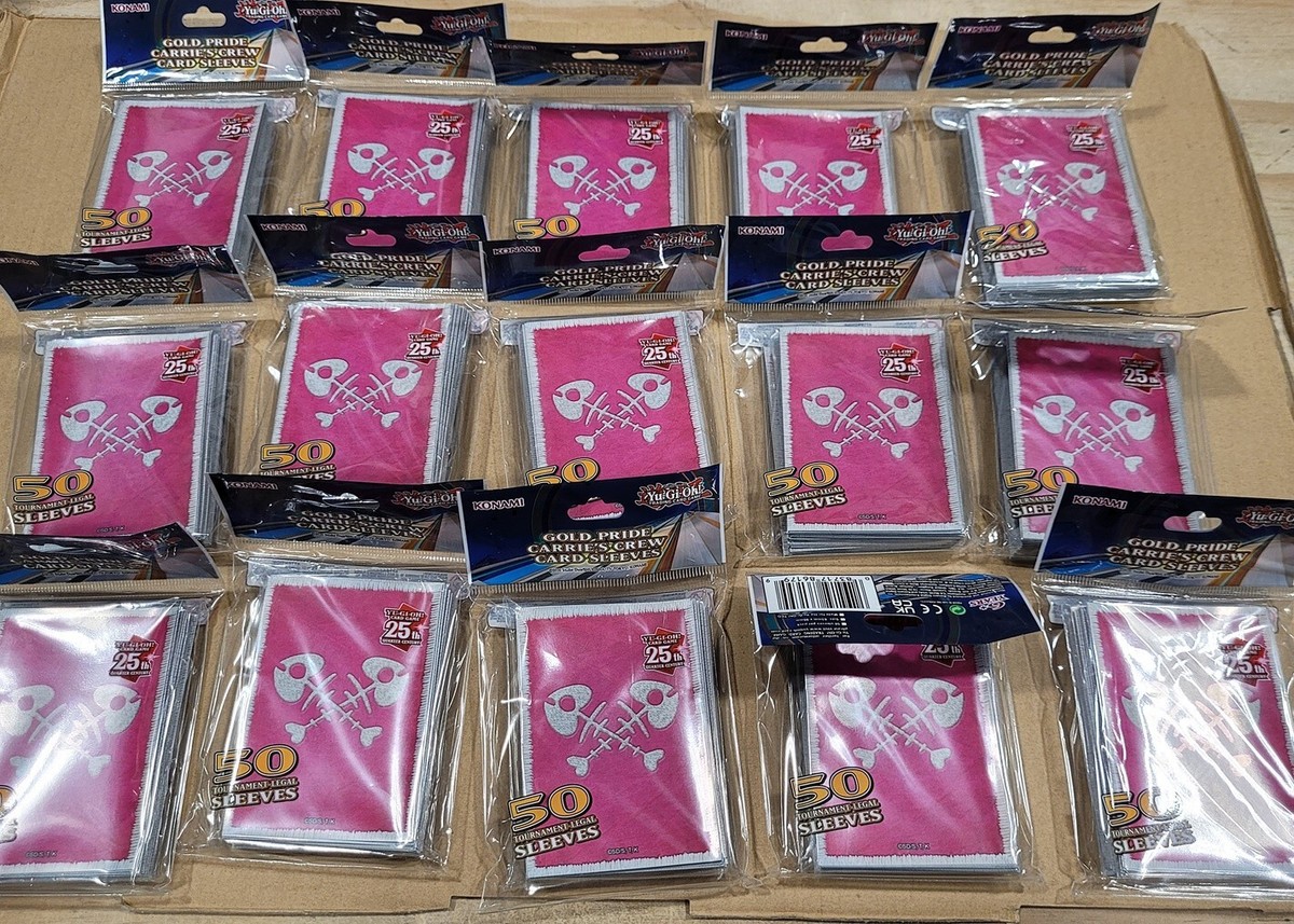 750 Sleeves Konami YUGIOH - GOLD PRIDE CARRIE'S CREW Card