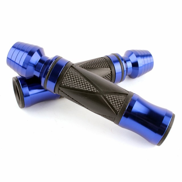 BLACK MOTORCYCLE HAND GRIPS 7/8" HANDLE BAR GRIP FOR YAMAHA YZF R1 R1M