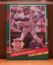 DONRUSS 1991 BASEBALL CARD RYNE SANDBERG CHICAGO CUBS ALL-STAR SECOND BASE