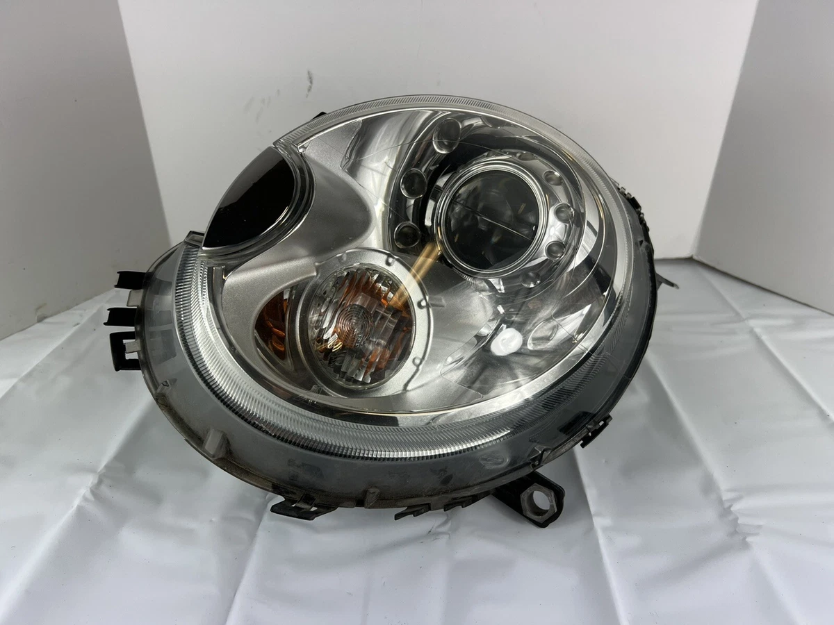 OEM 2012 Mini Cooper Left Headlight Bi-Xenon Broken Tab 0302517273 