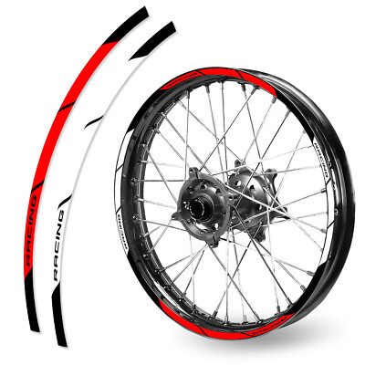のん MX Dirt Bike Rim Sticker Tape Set STRIPE 04 For Honda XR650L 1993