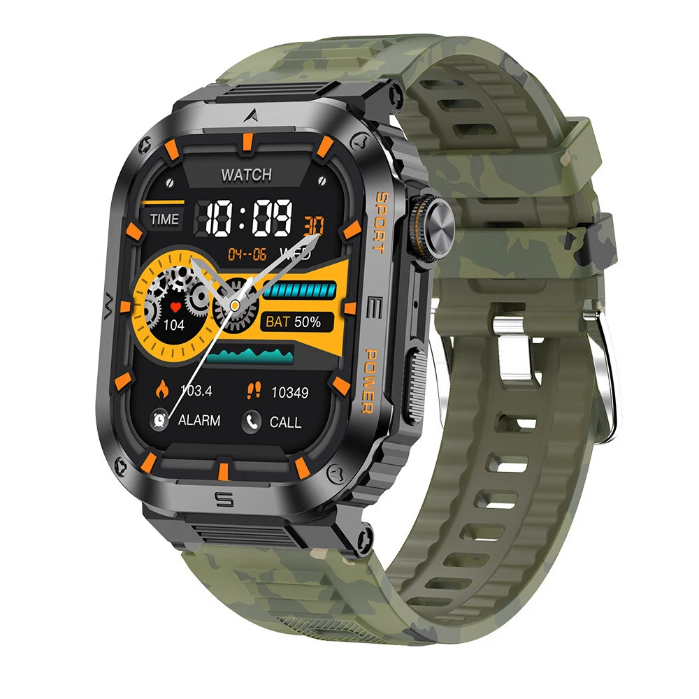 Smart Watch Men Fitness Tracker Blood Pressure Heart Rate Sport Watches Phones