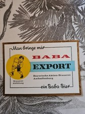 BABA Export Bayerische Aktien - Brauerei Aschaffenburg 