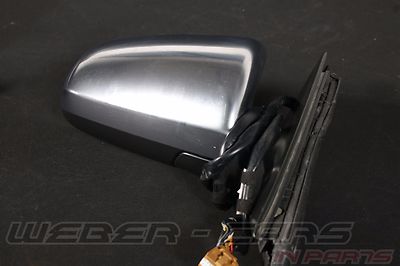 CHROM Außenspiegel Spiegel rechts Anklappbar Abblendbar wing Audi S4 A4 8E B7 