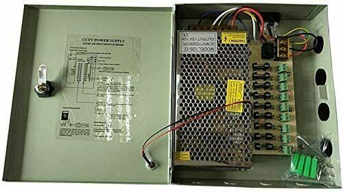 Power Supply Box Distribution DC 12V 10A 9 Channel 8CH CCTV DVR Security Camera 