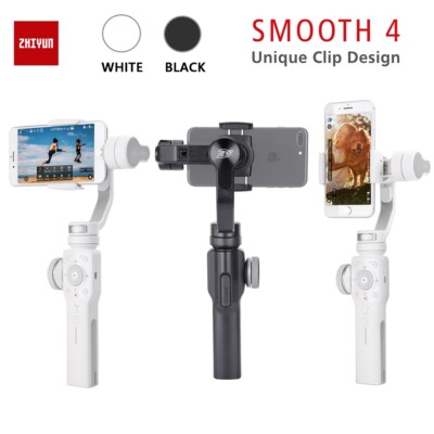 Zhiyun Smooth 4, Gimbal Stabilizer Smartphone iPhone Android Cell Phone 3-Axis