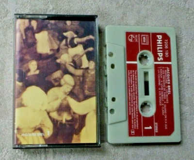 AUDIOKASSETTE MUSIK K7 TAPE / JACQUES BREL - MADELAINE, VERLÄSST MICH NICHT...1