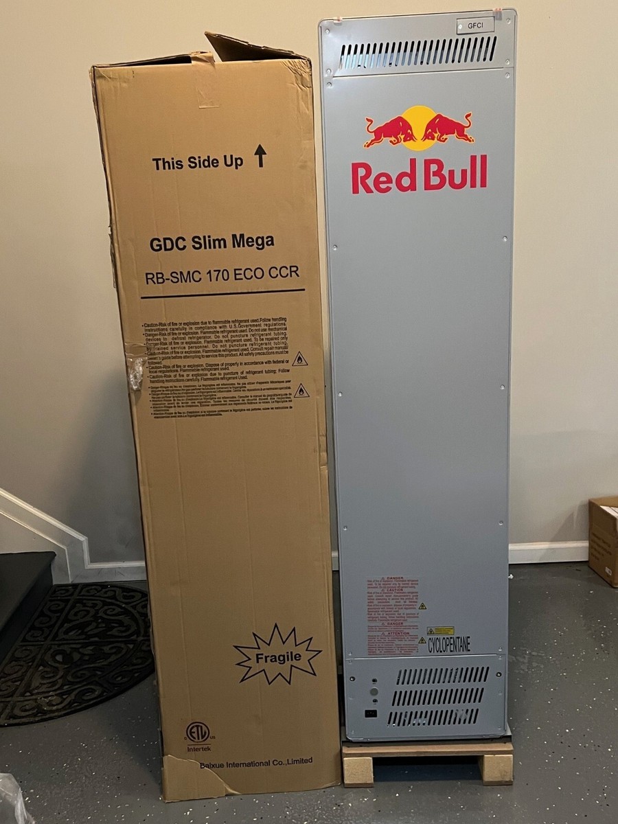 2023 RED BULL SLIM MEGA COOLER REFRIGERATOR GDC RB-SMC-170-ECO | eBay