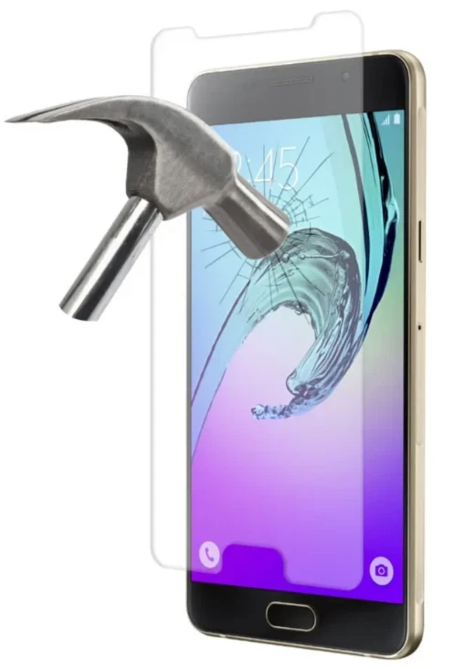X-Dision 3 Pellicole Vetro Temperato 9H Per Samsung Galaxy A5 2016, HD Chiaro 0,33 Mm, Anti-Graffio, Con Kit Panno