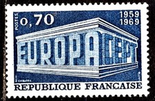 TIMBRES DE FRANCE  N°  1599 ** EUROPA 1969   NEUF SANS CHARNIERE