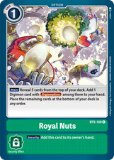 BT5-100 Royal Nuts C Green Option 2020 TCG BT05 Battle of Omni Booster