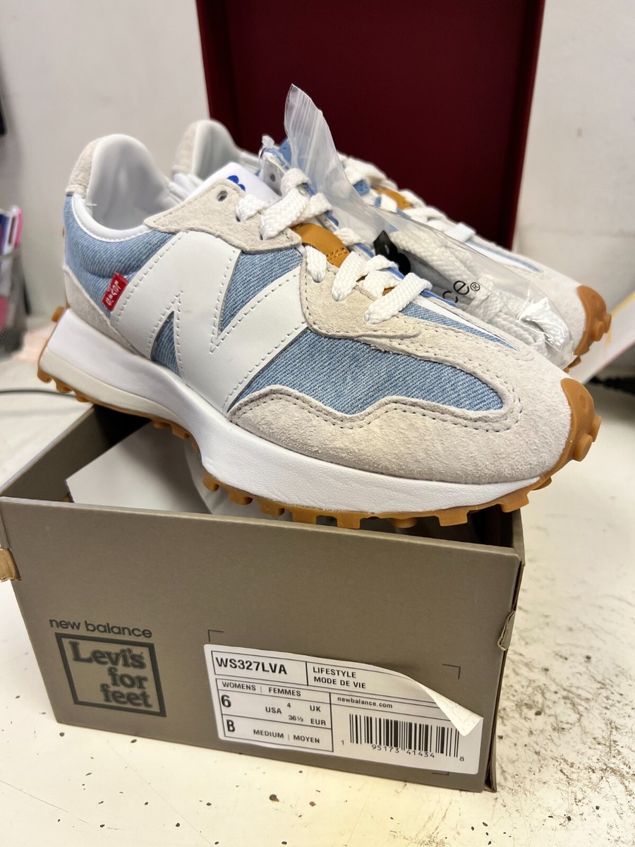 ウィメンズ New Balance 327 Levi s Blue WS327LVA 楽天市場】NEW BALANCE ニューバランス LEVI'S X WMNS 327