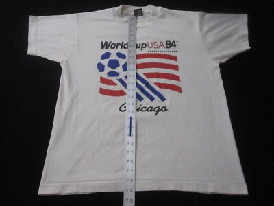 Vintage World Cup USA Shirt Mens Large 1994 Chicago Single Stitch