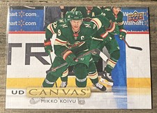 2019-20 Upper Deck UD Canvas #C57 Mikko Koivu - Minnesota Wild