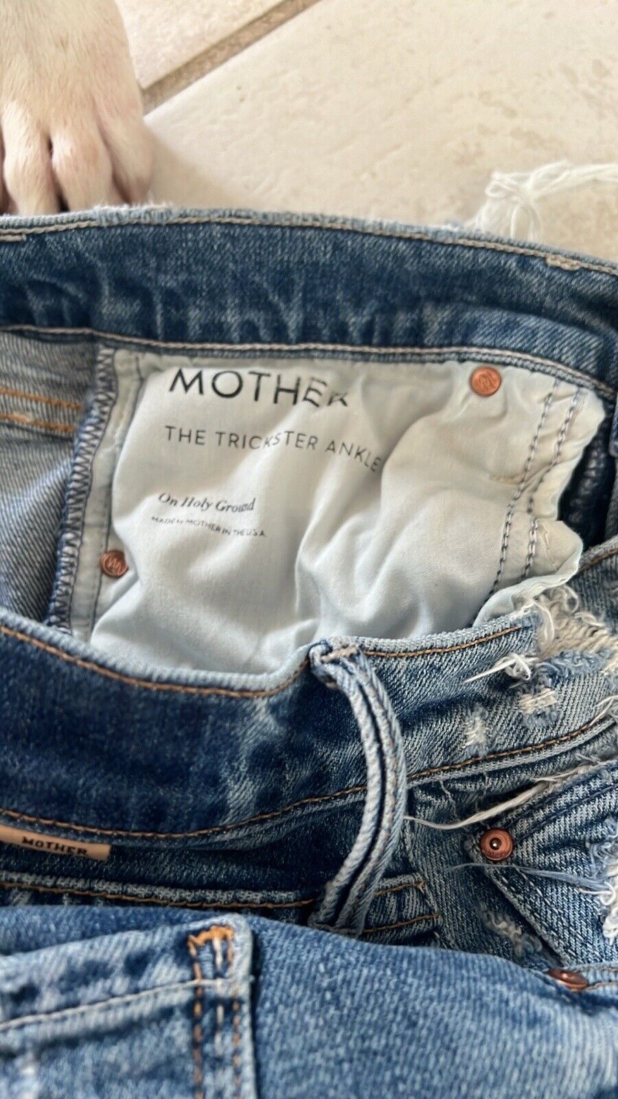 Mother Superior Jeans - The Tomcat Ankle, The Tri… - image 4