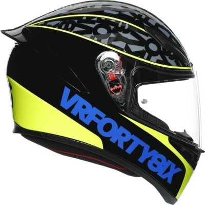 AGVヘルメット46 Motorcycle Helmet Integral AGV K1 Top VR46 Speed 46 Replica