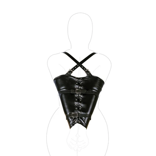 Womens Hands out Over Shoulder Arm Binder Bondage Sleeve Armbinder Glove Bondage - Picture 6 of 27