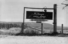 Mohawk Valley Guest Ranch, Clio, California 1950s view OLD PHOTO 12