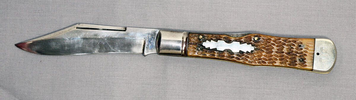 New York Knife Co. Walden Single Blade Pocket Knife Large Coke Bottle Lock Back