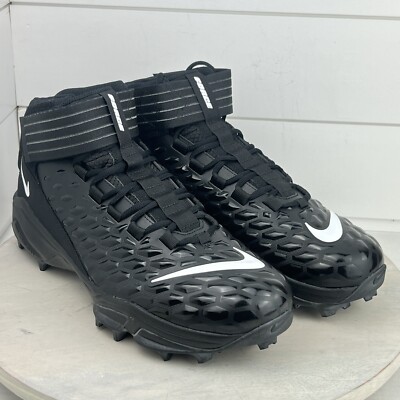 Nike Jordan Savage Pro 2 Mid Shark Football Cleats Men\'s Nike Force Savage Pro 2 Shark White Navy Football Cleats  main image 3