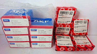 Zylinderrollenlager FAG & SKF: NU204-E-XL-TVP2 & NU 204 ECP * 20 x 47 x 14 mm