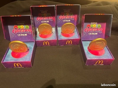 Lot Collector 4 Pièces Mario Gakaxy Mcdonalds