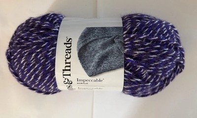 LOOPS AND THREAD IMPECCABLE. Dark Purple Mouline