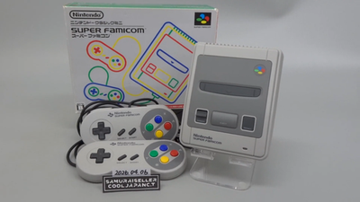 Nintendo Classic Mini Super Famicom Gray Console SNES SFC Tested