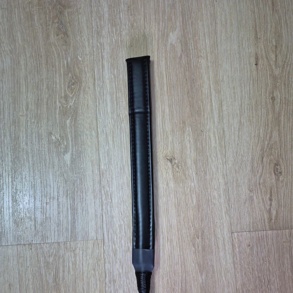 Fleck Jockey Bat With Nickel Cap & Nylon Weave BS Legal Event Bat Black 50/60/70 - Image 2 of 4