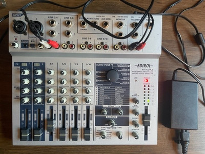 Edirol M 100 FX - 10-Channel Mic/Line Mixer mit Effektgerät und Audio Interface 