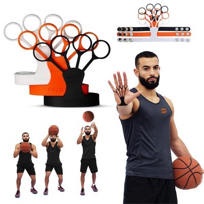 FNBX FlickGlove Basketball Shooting Aid, One Size, Black/Orange/White 