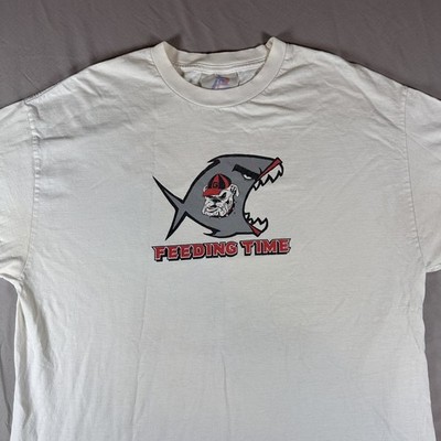 Vintage 90s Georgia Bulldogs Feeding Time  Shirt XL Mens Tennessee Florida
