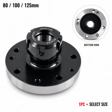 80/100/125mm Diameter ER32 Collet Chuck Holder 7 Hole CNC Lathe Milling Machine