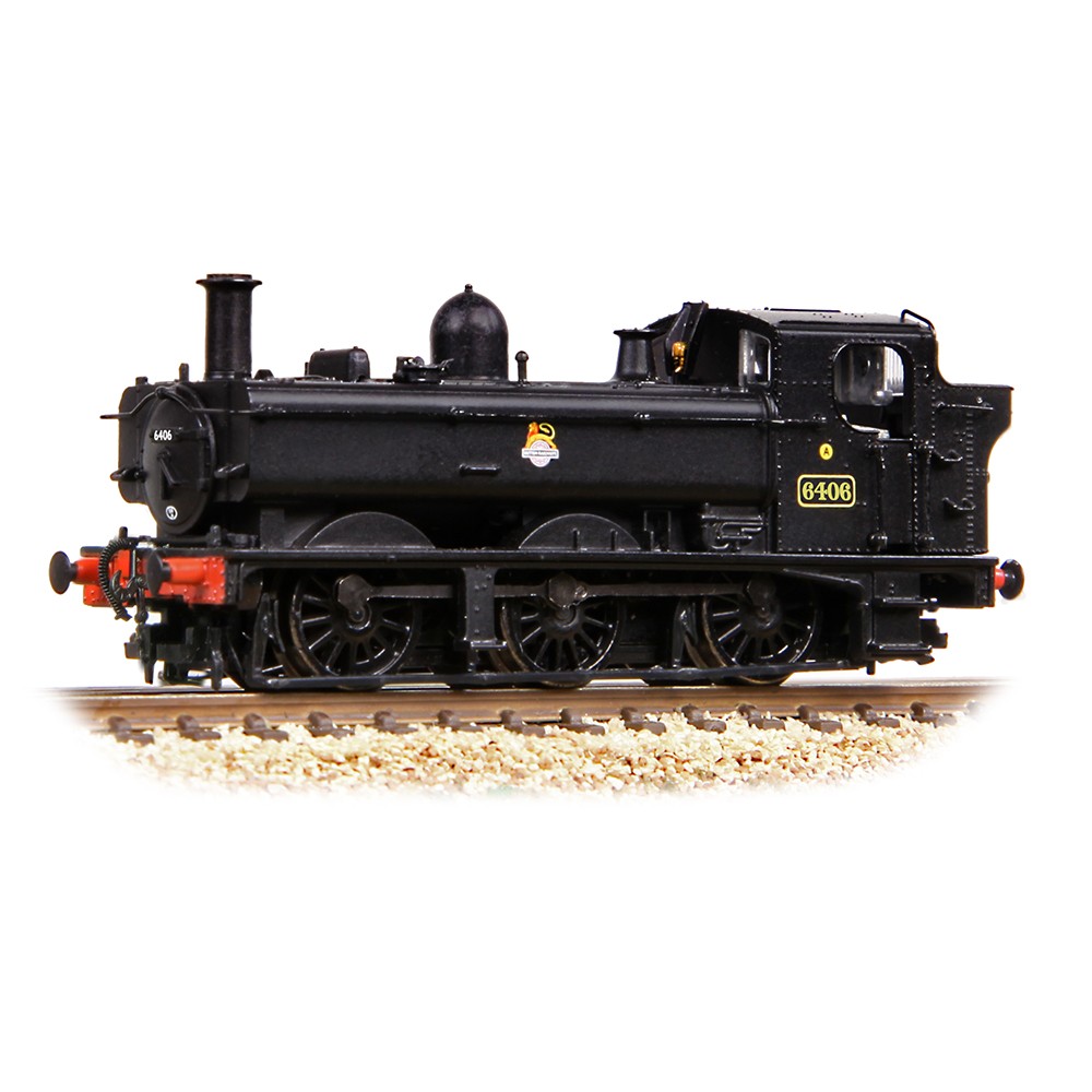 Graham Farish 371-986B - GWR 64XX Pannier Tank 6406 BR Black (Early Emblem) -...