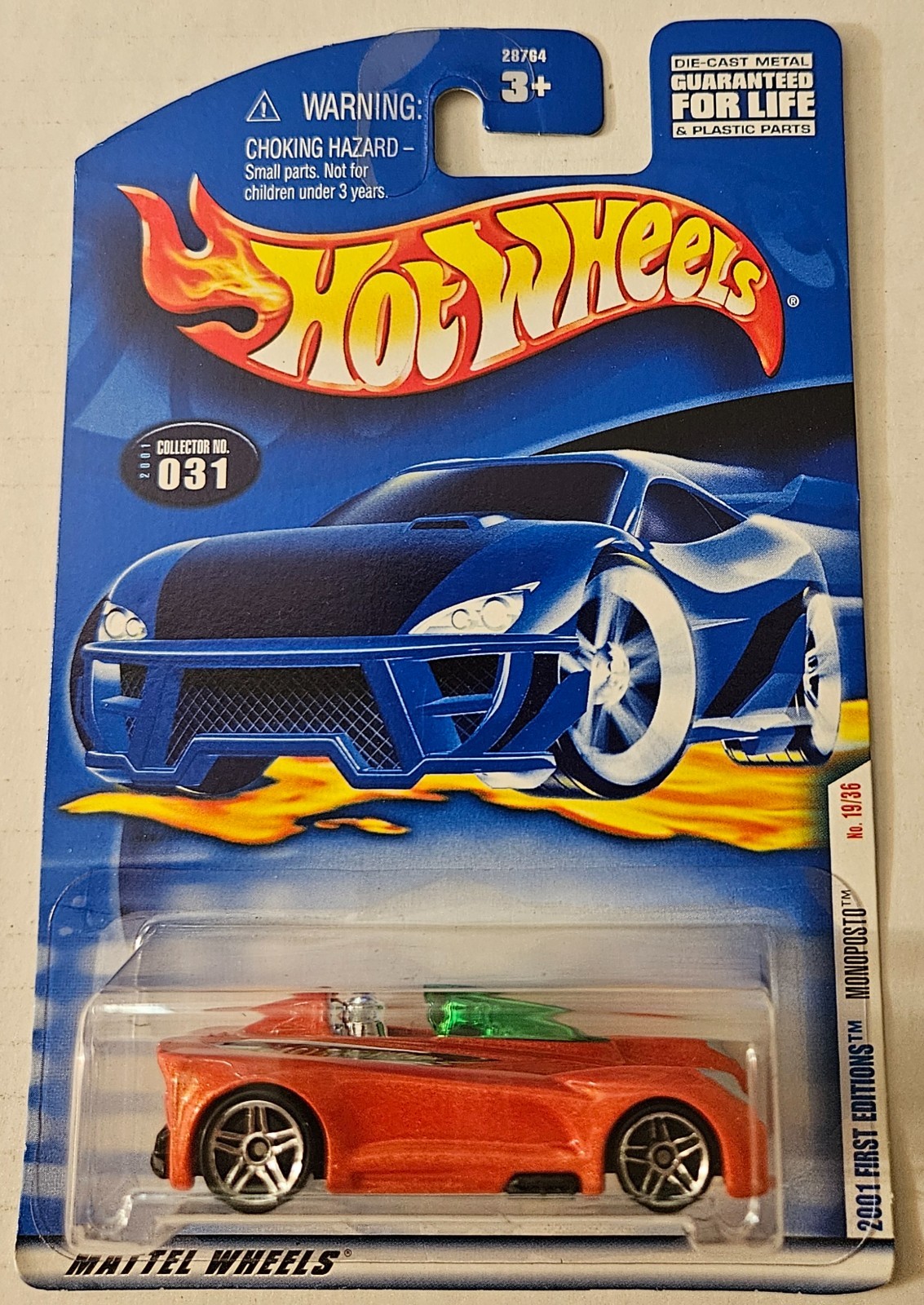 Hot Wheels, Monoposto, 2001. Diecast.