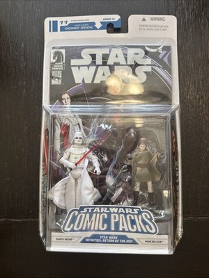 Star Wars Comic Pack Darth Vader And Princess Leia 3.75'' Figure 2-pack