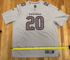 Nike Houston Texans Justin Reid Gray Alternate Jersey Mens Size XXL