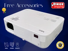 NEC NP-M322X DLP 3D Projector Dynamic Iris 3200 Lumens Dual HDMI Inputs Network