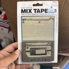 Mix Tape USB Stick 1GB Flash Drive Mac PC Gift Vintage Novelty Dirty Packing (k9