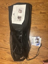 Outcast Sporting Gear Float Tube Kick Fins 20  x9  Black Adjustable Straps